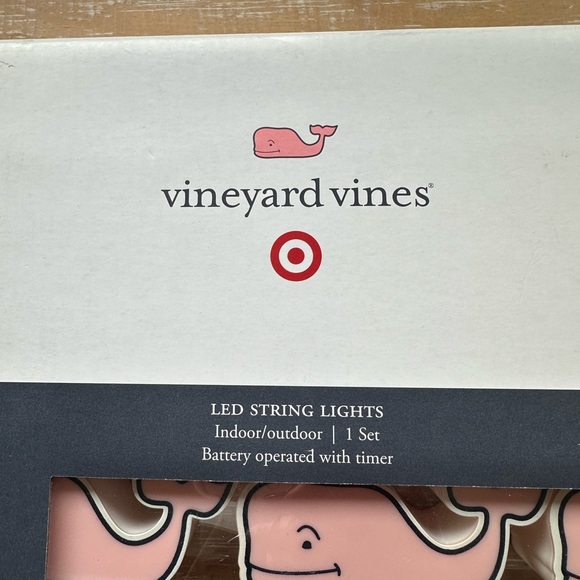 Vineyard Vines Pink Whale String Lights (3) - Picture 6 of 8